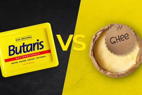 Butaris Butterschmalz vs. Ghee: Welches Fett hat den höheren butterschmalz rauchpunkt für Braten und Backen?
