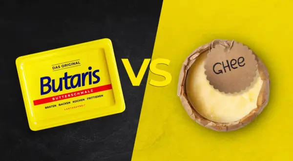 Butaris Butterschmalz vs. Ghee: Welches Fett hat den höheren butterschmalz rauchpunkt für Braten und Backen?
